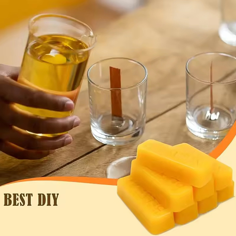 Candle Supplies Wholesale - 4/8pcs Pure Beeswax Blocks, High-Quality Waxing