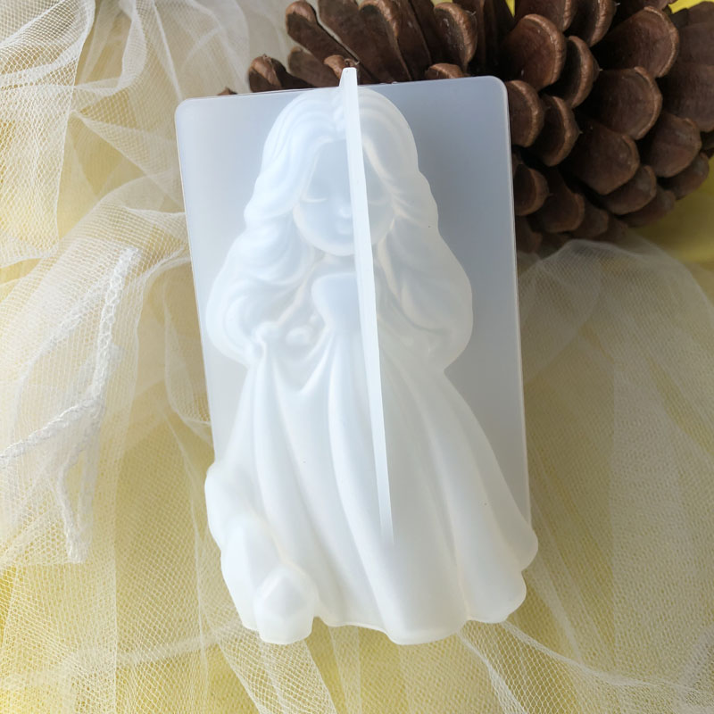 3D Cute Princess Silicone Cand - Candle Supplies Wholesale incelemesi ve fiyatı