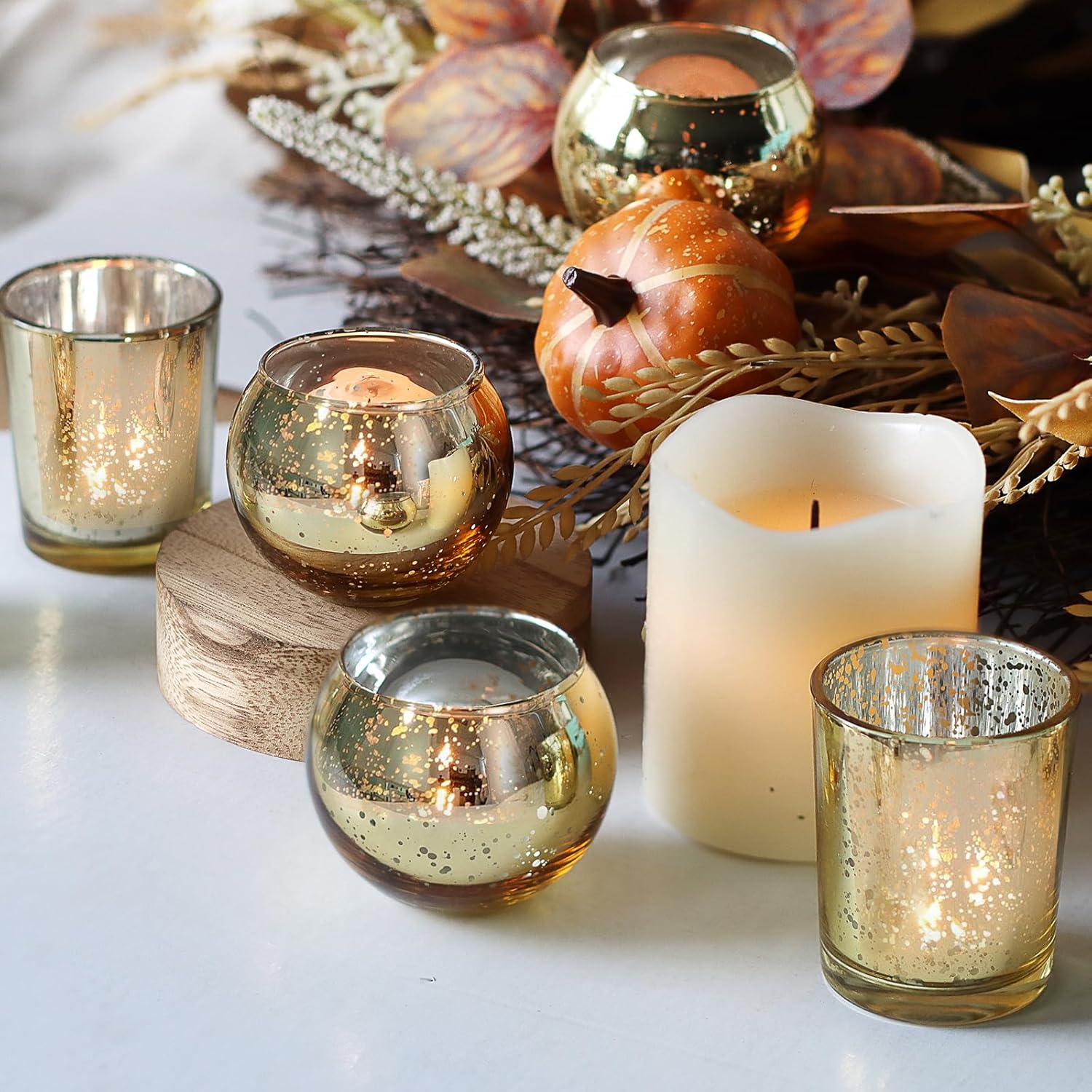 48Pcs Gold Votive Candle Holde - Candle Supplies In Bulk incelemesi ve fiyatı
