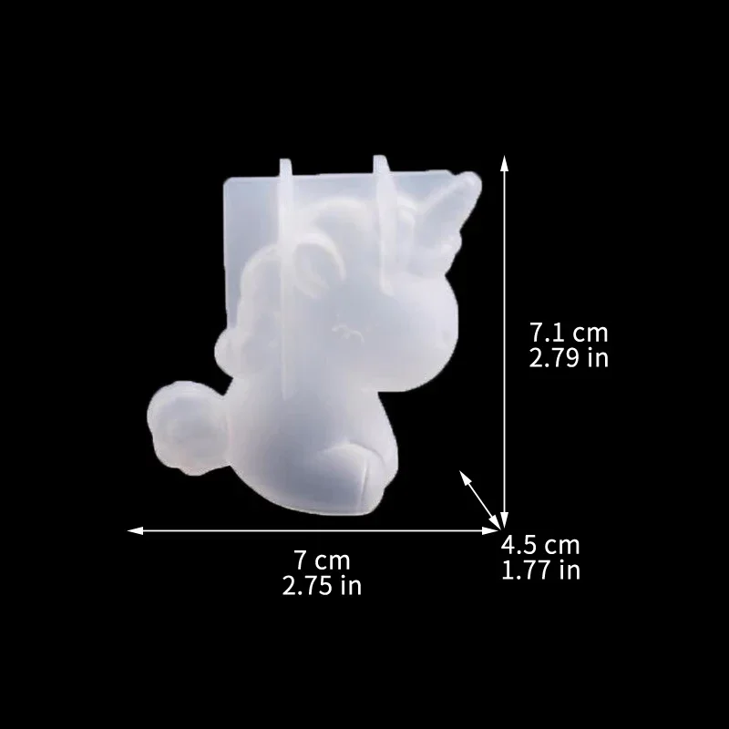 3D Geometric Silicone Unicorn  - Candle Supplies Wholesale incelemesi ve fiyatı