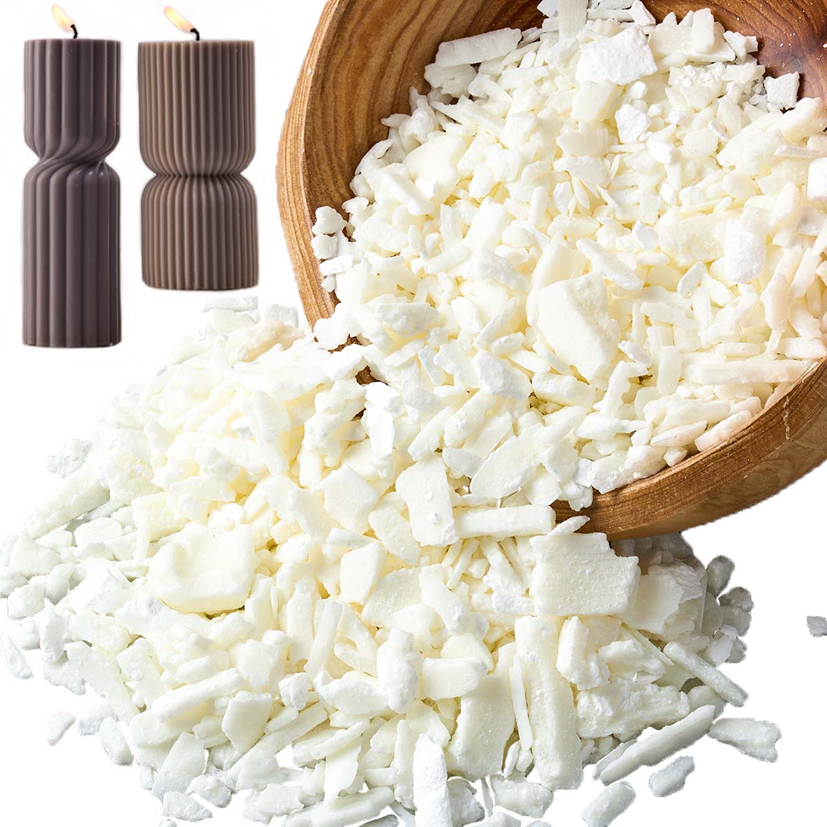 1 Pounds Pure White Soy Wax Fo - Candle Supplies Wholesale incelemesi ve fiyatı
