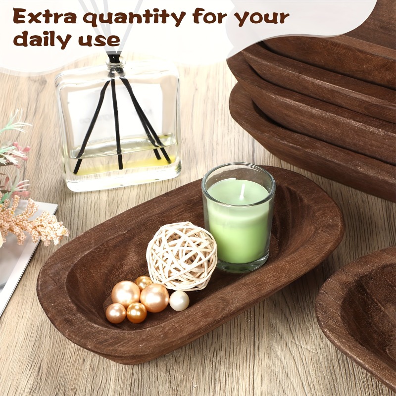 10 Packs Wooden Dough Bowls, f - Candle Supplies In Bulk incelemesi ve fiyatı