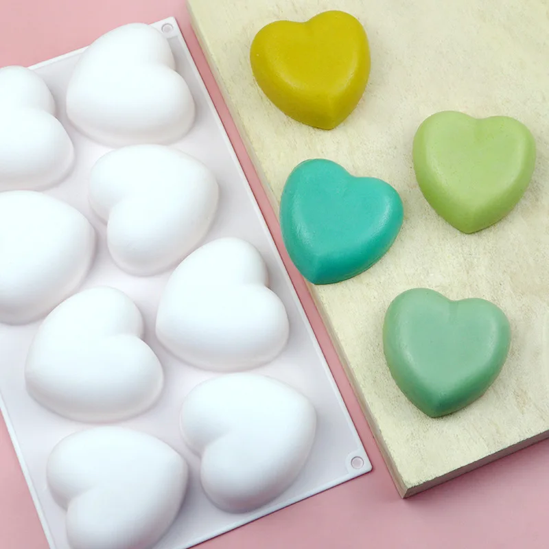 Love Heart Silicone Soap Mold  - Candle Supplies Wholesale incelemesi ve fiyatı