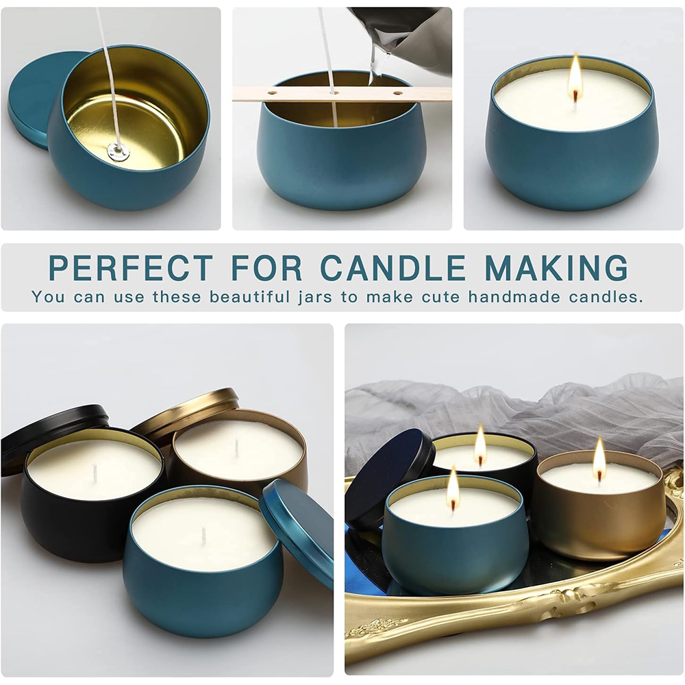 4oz 8oz Candle Containers with - Candle Supplies In Bulk incelemesi ve fiyatı