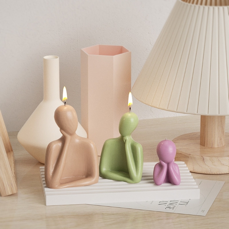 3D Family Candle Silicone Mold - Candle Supplies Wholesale incelemesi ve fiyatı