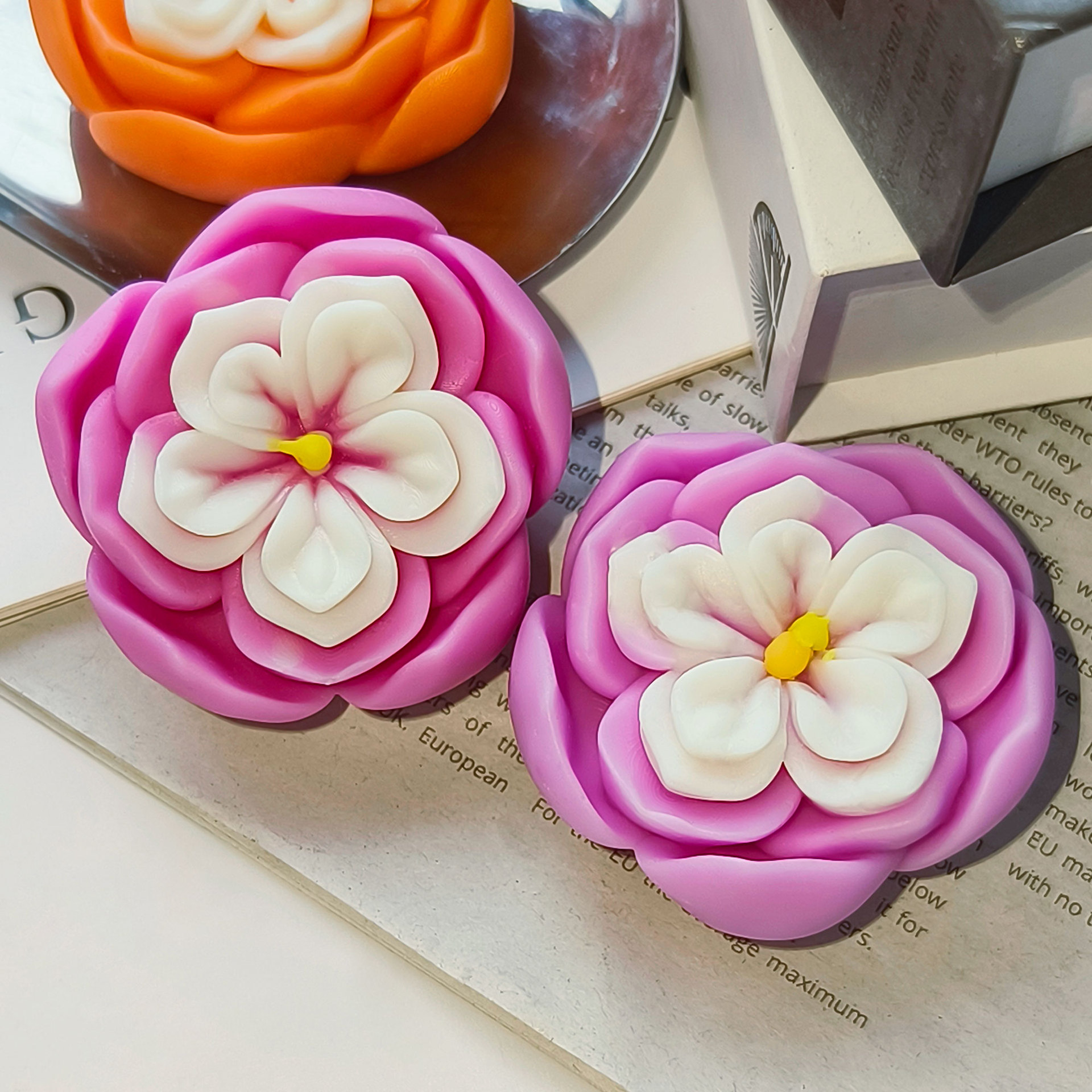 3d Flower Diffuser Mold Diy Si - Candle Supplies For Business incelemesi ve fiyatı