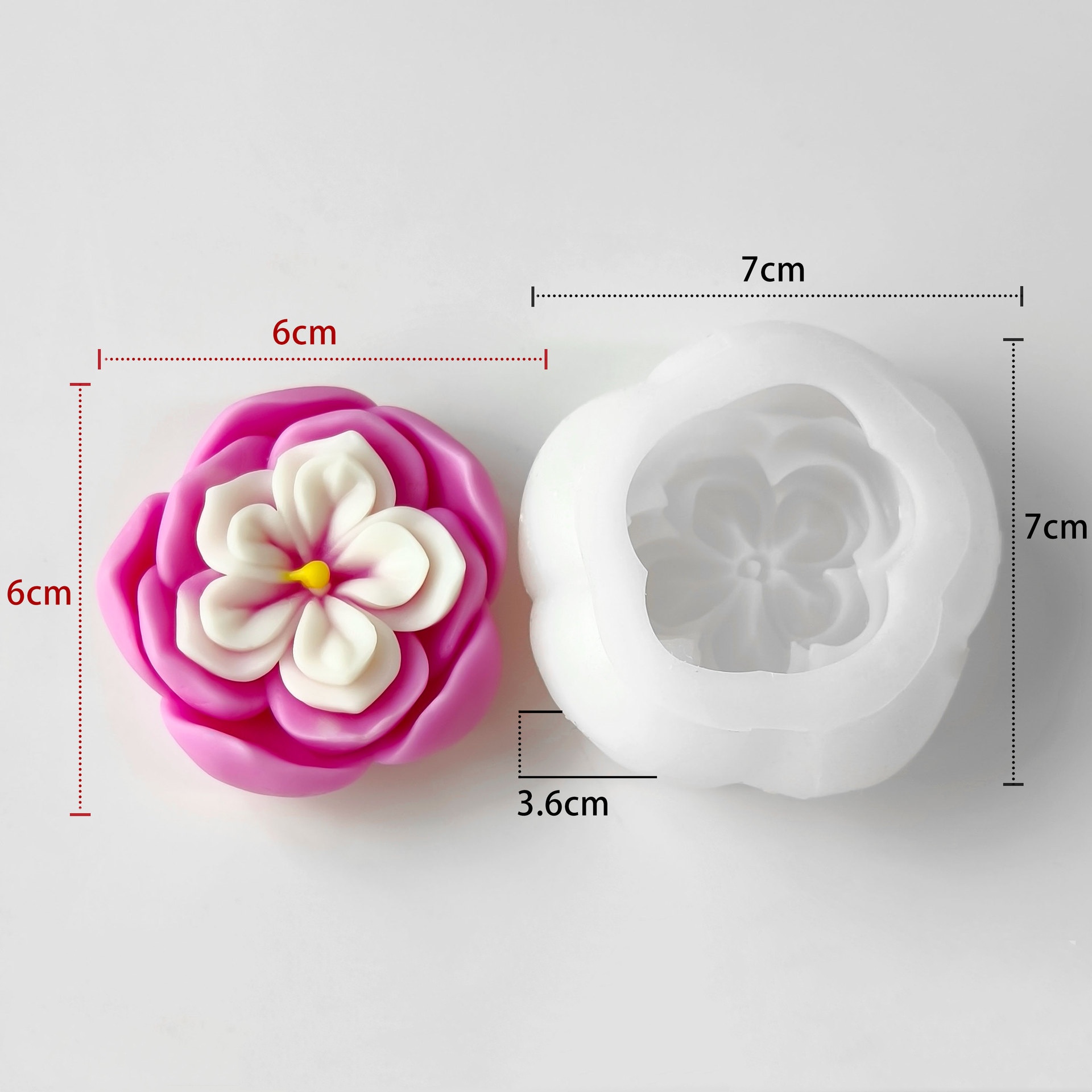 3d Flower Diffuser Mold Diy Si - Candle Supplies For Business incelemesi ve fiyatı