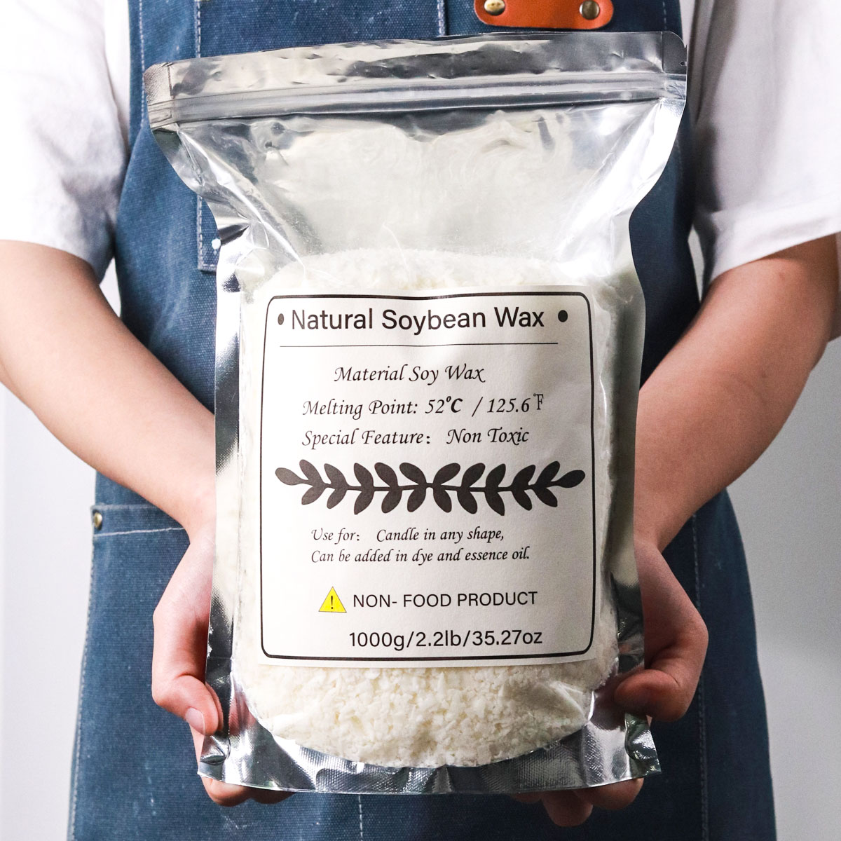 1KG Natural Soy Wax Granular S - Candle Supplies Wholesale incelemesi ve fiyatı